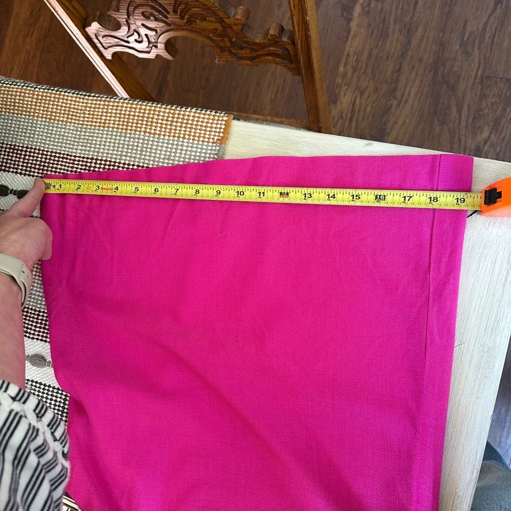 Trina Turk‎ Carefree Pant Women's Pink Culottes Wide Leg Cropped Pleated Size 4